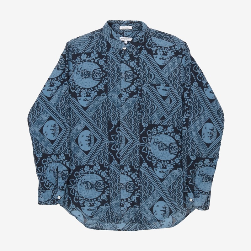 BD Pattern Shirt S Blue