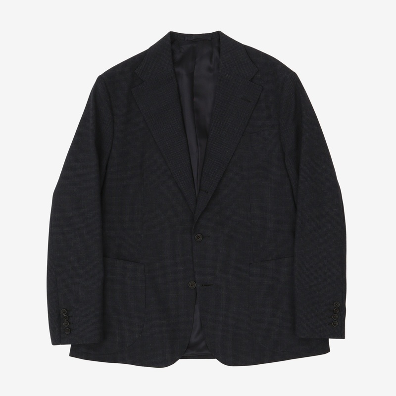 Bespoke Wool Suit UK 38 Navy