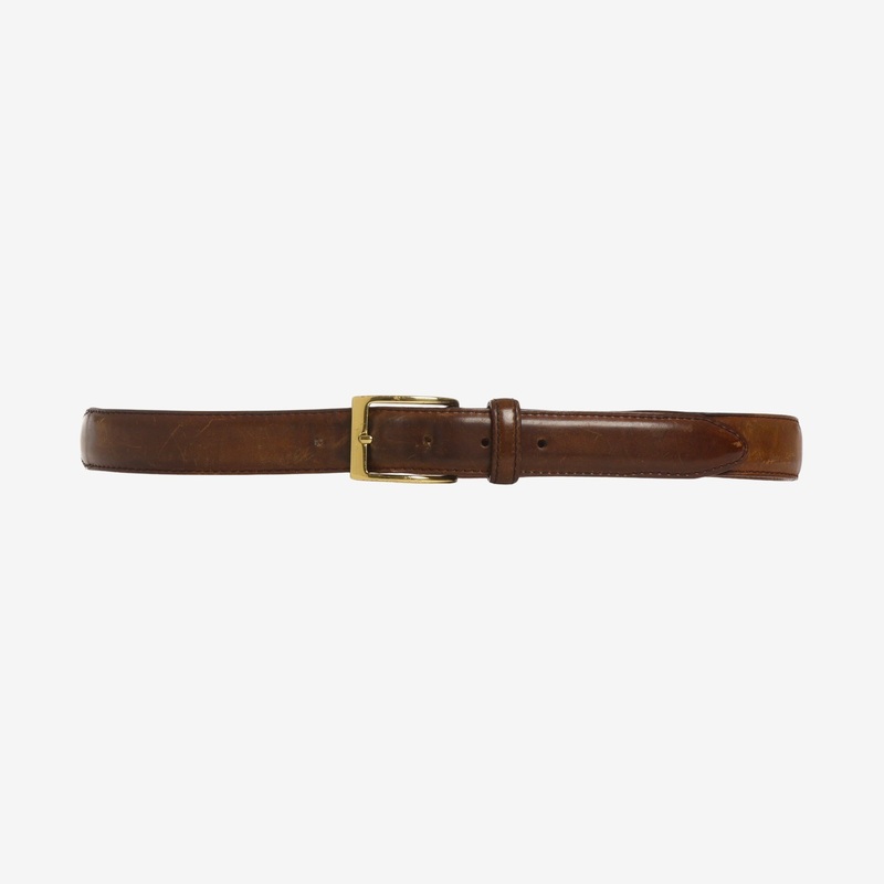Leather Belt 34 Brown