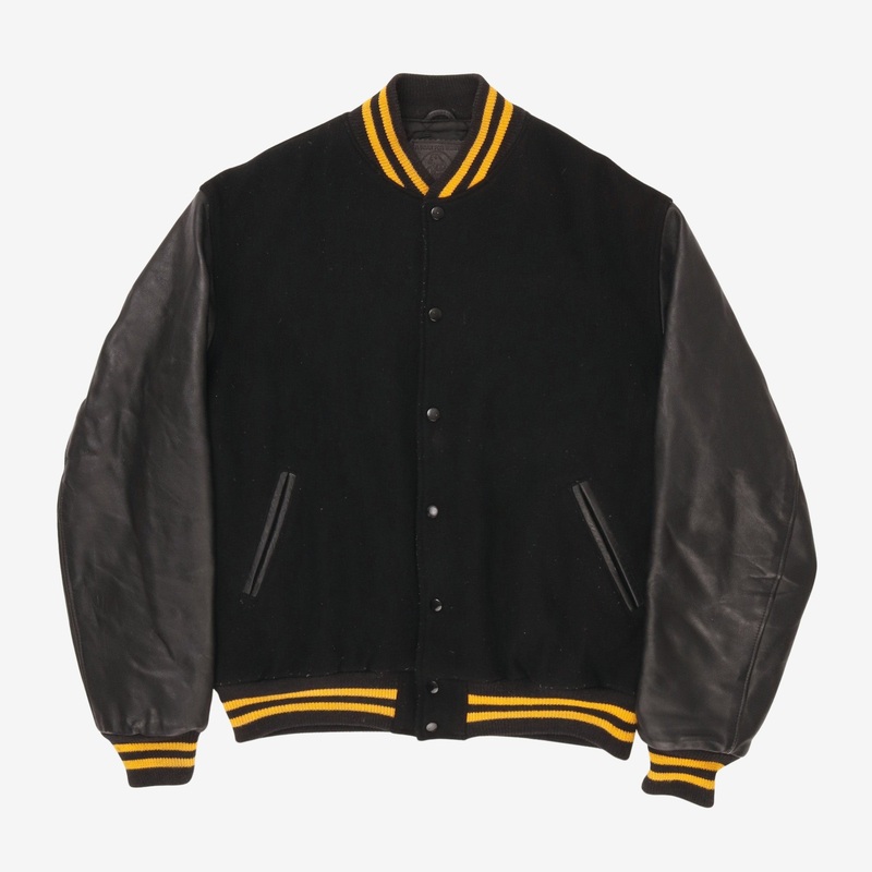 The Albany Varsity Jacket XL Black