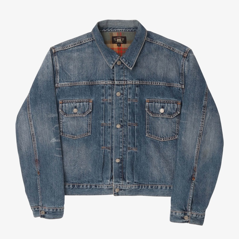 Type 2 Denim Jacket – Vintage Wash Blue XXL