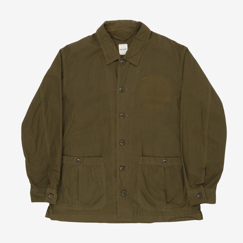 Typewriter Shirt Jacket M Green