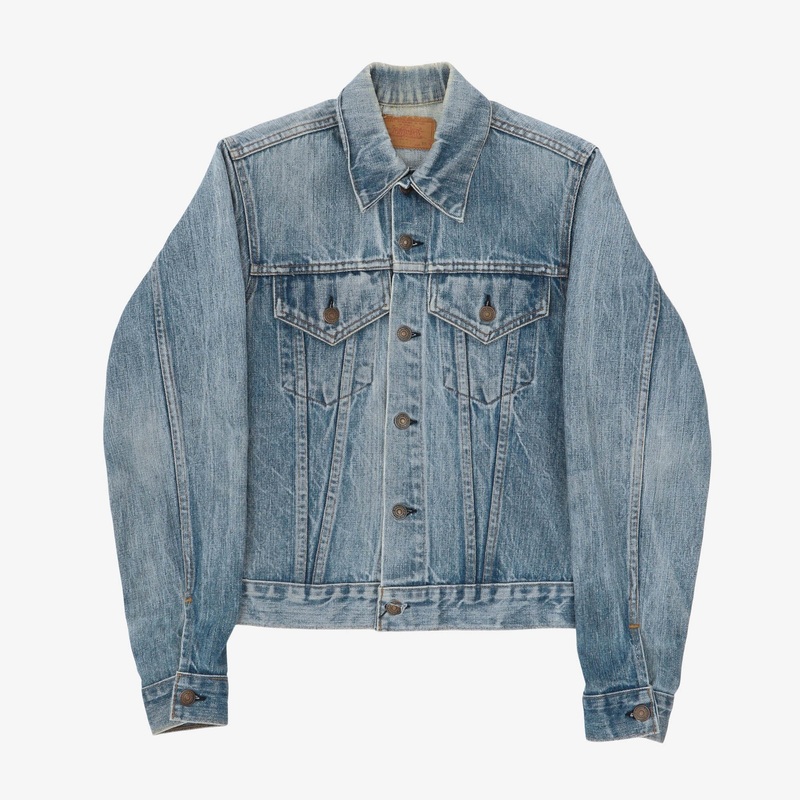 Vintage Denim Trucker Jacket 36 Blue