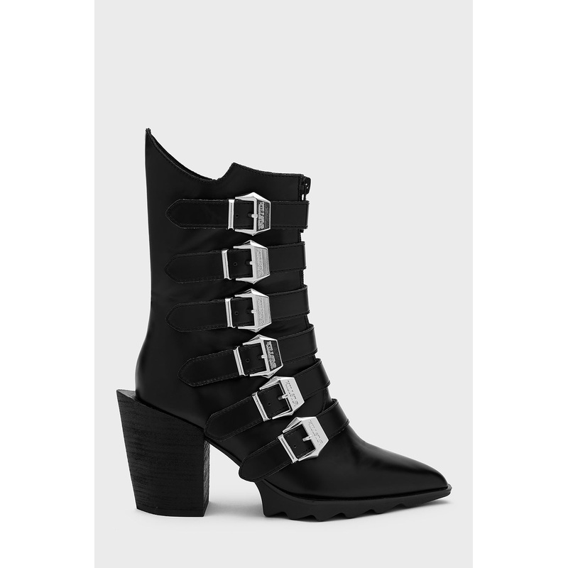 2 The Point Boots UK3 Black 100% PU