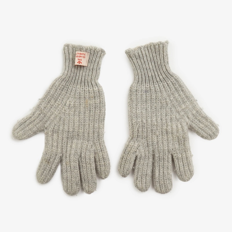 Ribbed Goalie Gloves OS Grey