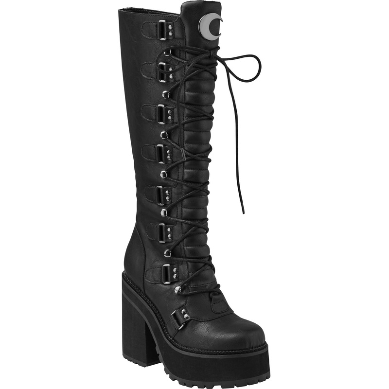 Selene Boots UK3 Black 100% PU