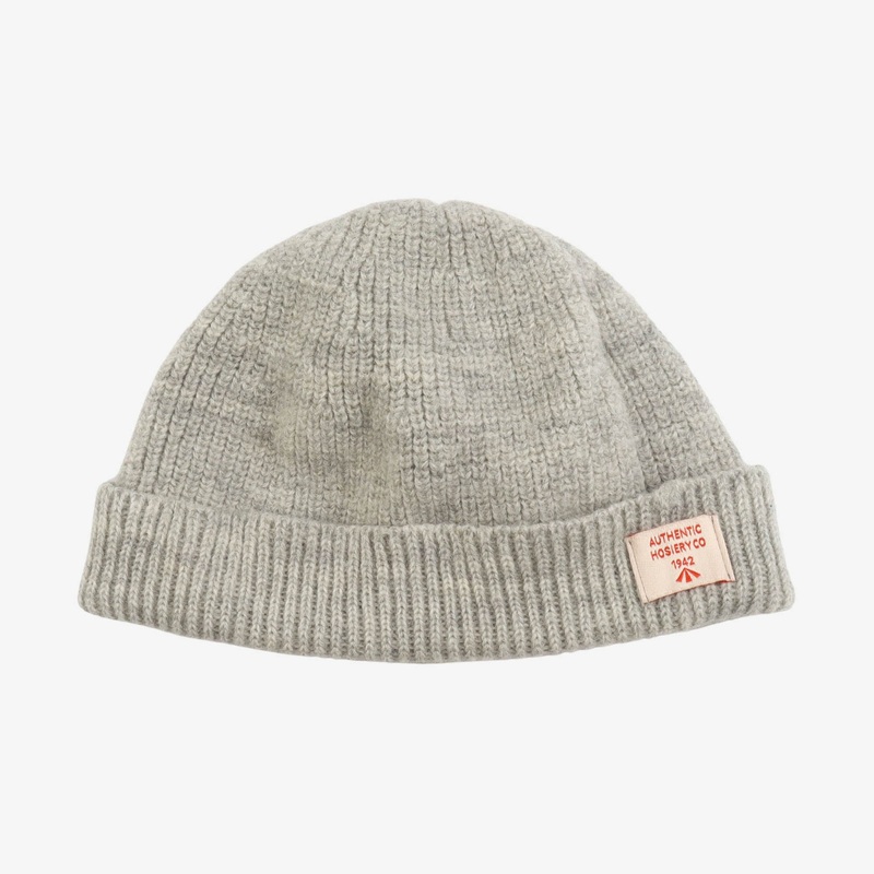 Solid Ribbed Beanie OS Grey