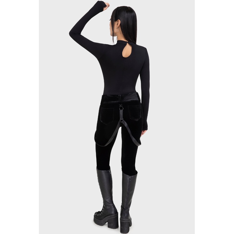 Moon City Trousers XS Black 95% Polyester 5% Elastane