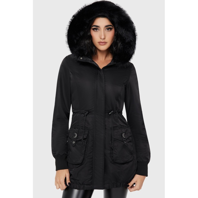 Lunar Eclipse Parka Jacket XS Black 100% Polyamide