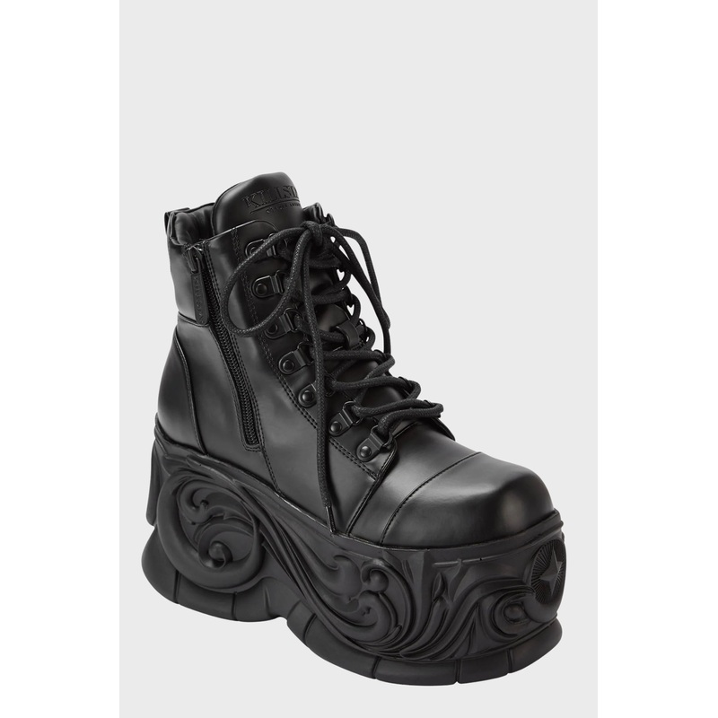 Cosmic Souls Ankle Boots UK3 Black 100% PU
