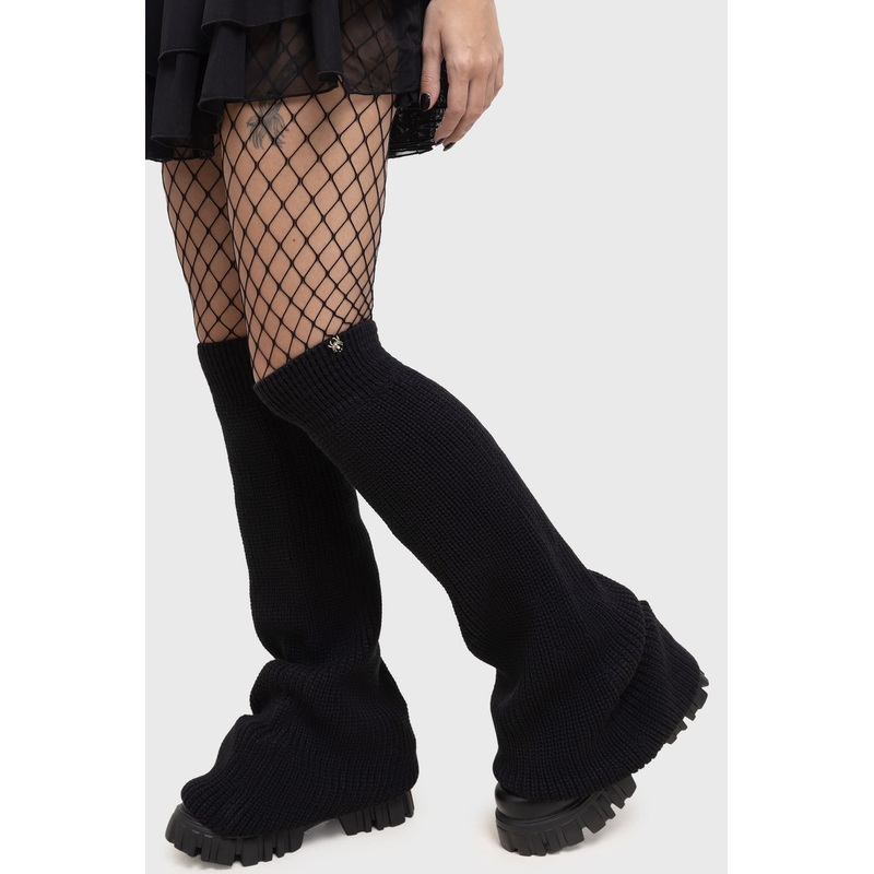 Nyxen Leg Warmers One Size Black 100% Acrylic