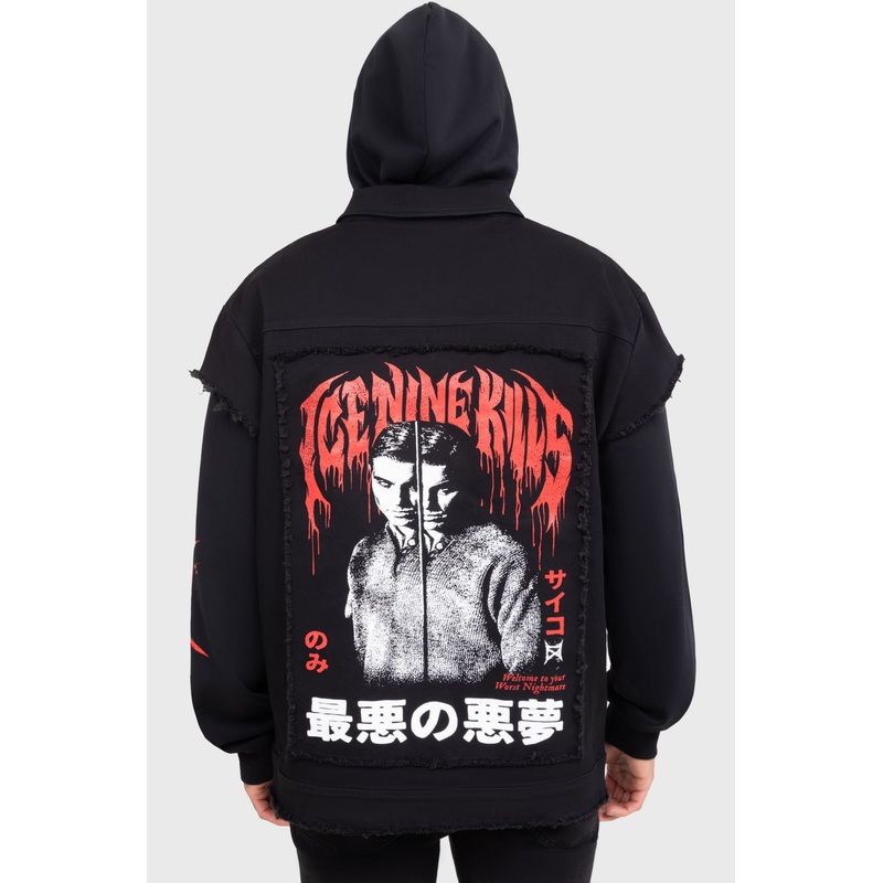 Your Worst Nightmare Hooded Jacket XS Black 68% Cotton 30% Polyester 2% Elastane
