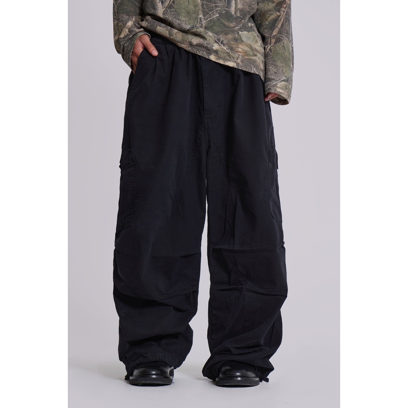 Black Parachute Cargo Pants XS Black