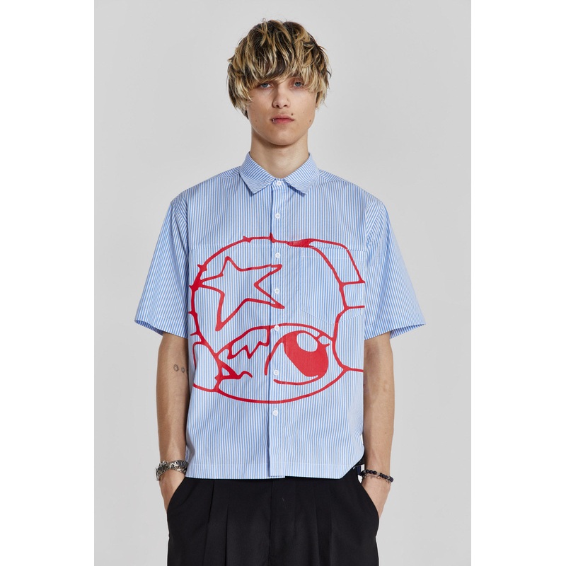 Stereo Stripe Shirt XS Blue