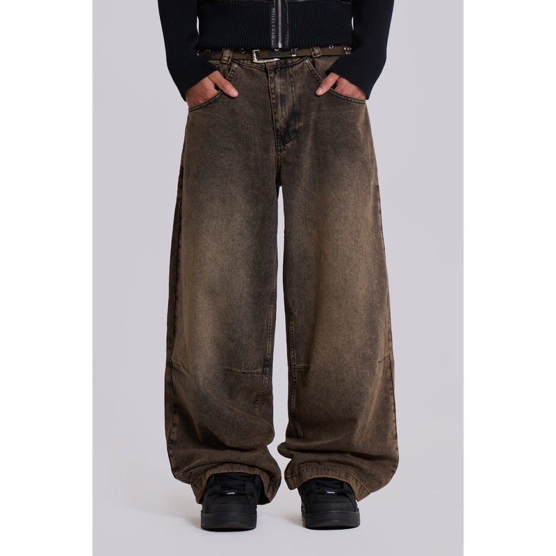 Acid Brown Colossus Jeans W26 Brown