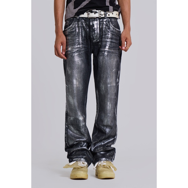 Gunmetal Reed Jeans W26 Black