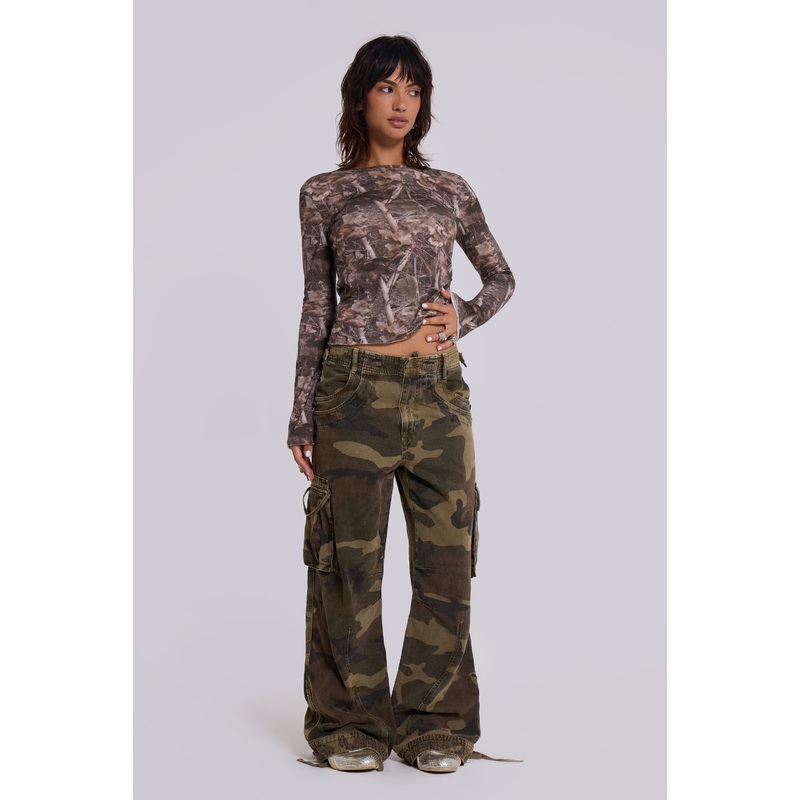 Trooper Camo Cargo Pant W26 Khaki