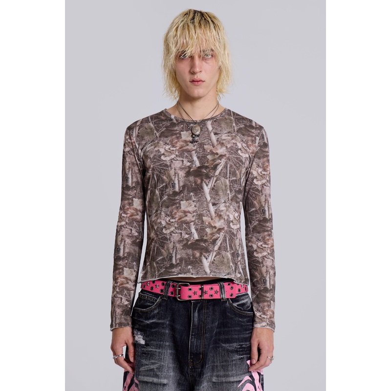 Woodland Long Sleeve Top XS Camo