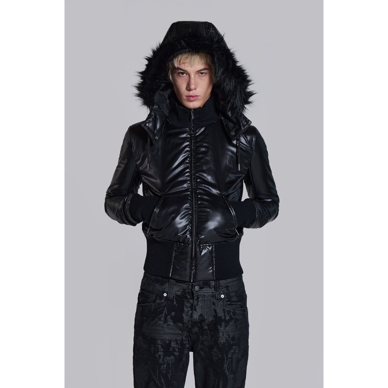 Black Mercury Puffer Jacket XXS Black