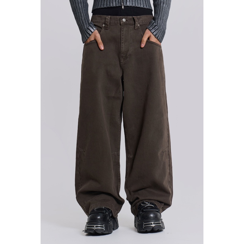 Washed Brown Colossus Jeans W26 Brown