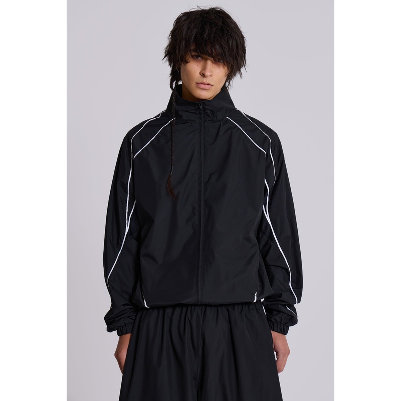 Black Vapor Tracksuit Top XS Black