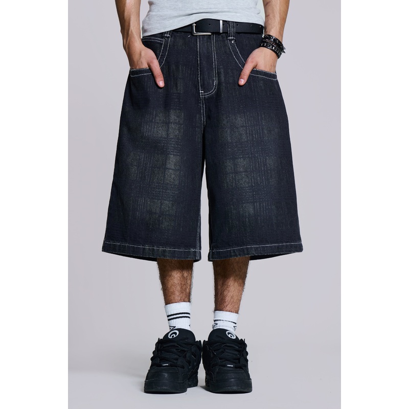 Check XL Colossus Jorts W26 Blue