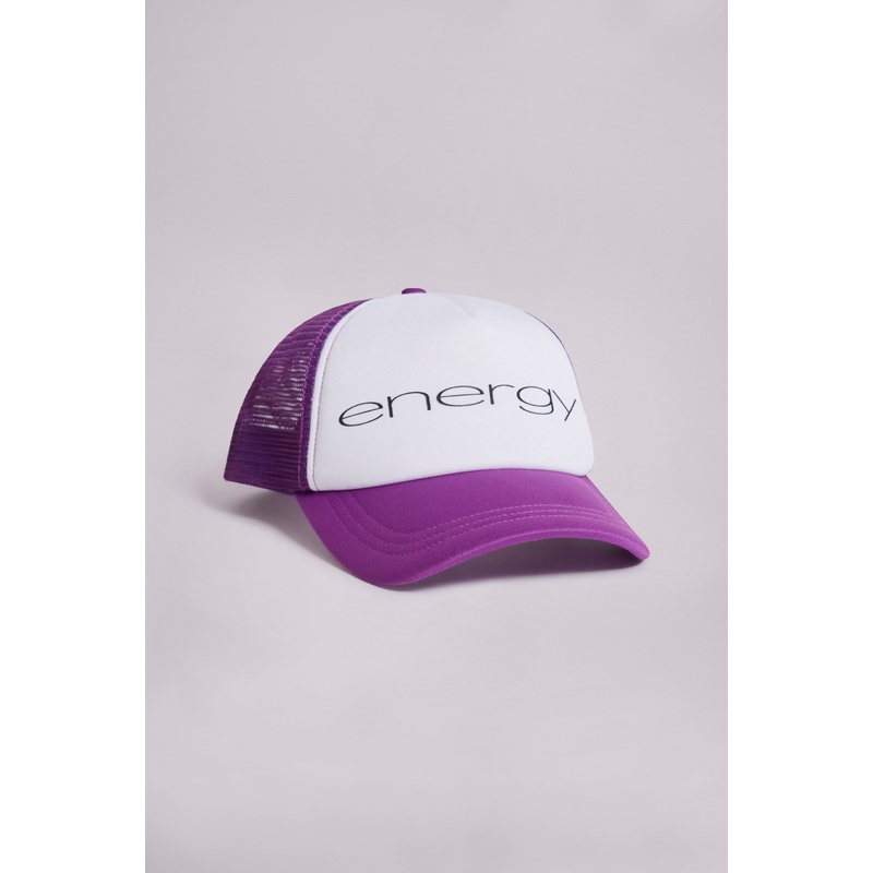 Energy Trucker Hat ONE SIZE Purple