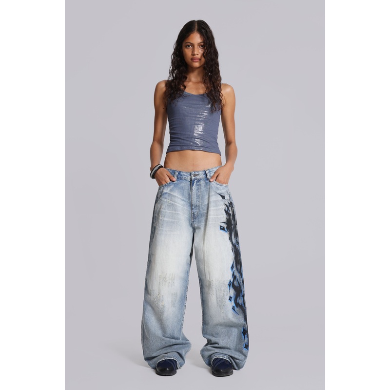 Spike Airbrush XL Colossus Jeans W26 Blue