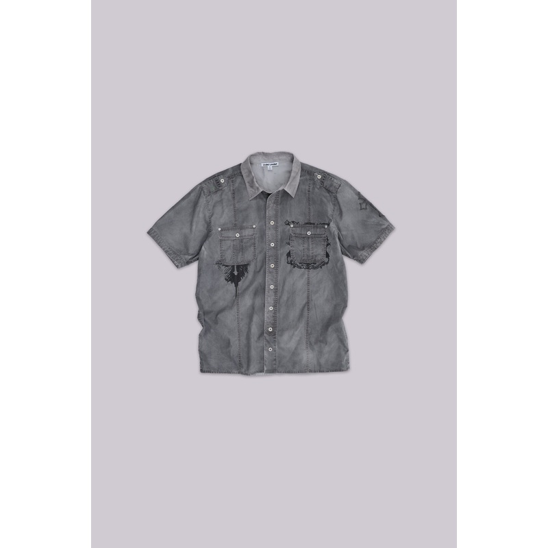 08 Studded Shirt XXS Grey