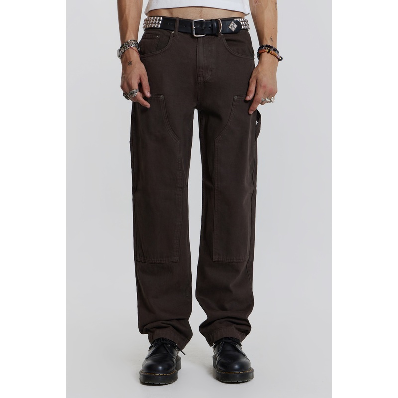 Brown Carpenter Jeans In Skate Fit W28 L32