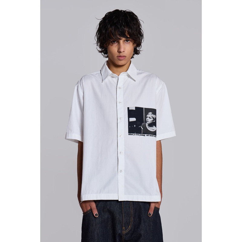 Jennie Button Up Shirt XXS White