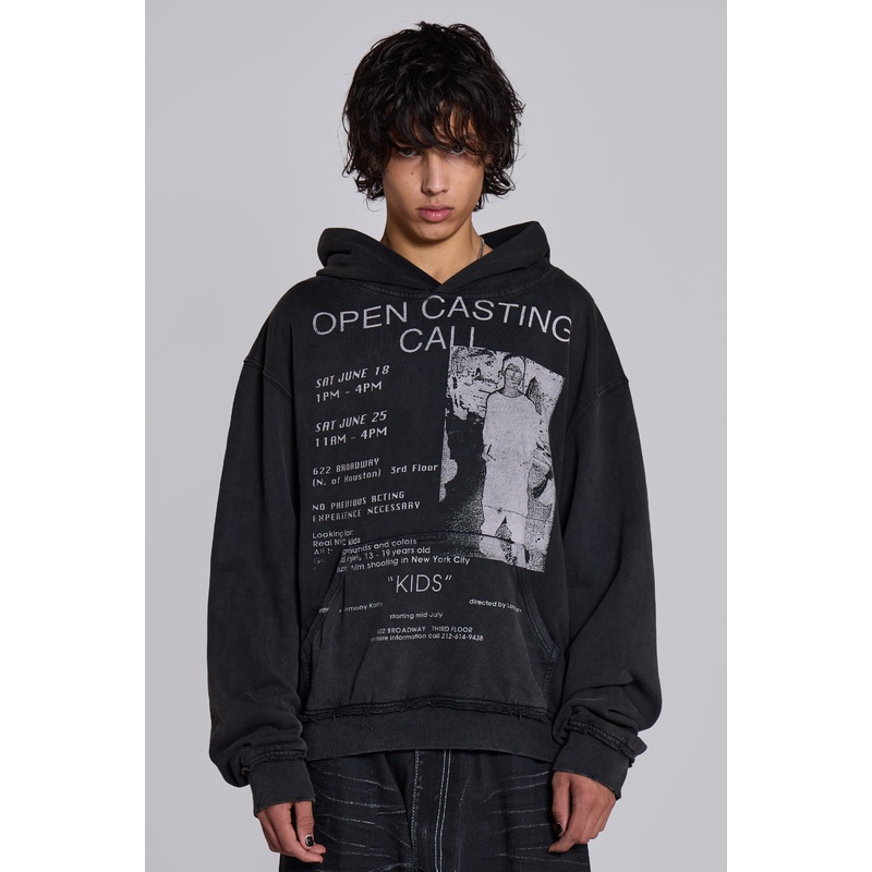 Open Casting Black Hoodie XXS Black