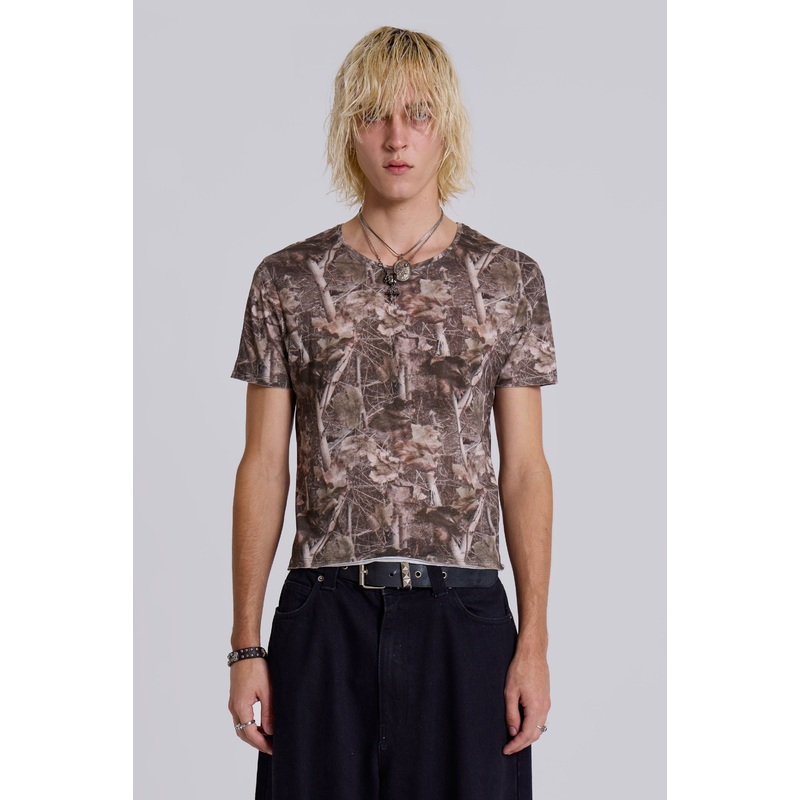 Woodland Shrunken Tee XS Green