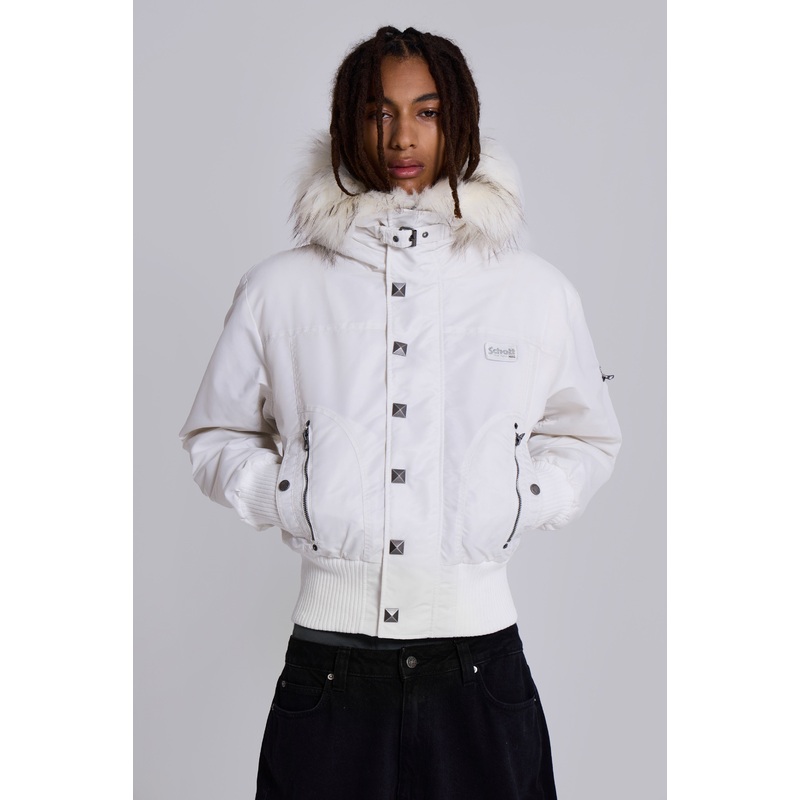 Schott Ghost MA1 Jacket XXS White