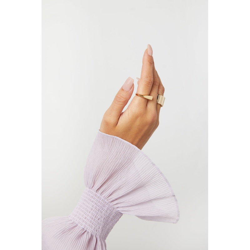 SQUARED SIGNET RING Gold 6