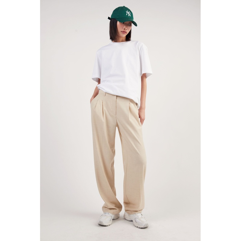 SUITING STRAIGHT LEG TROUSER Light Beige 0