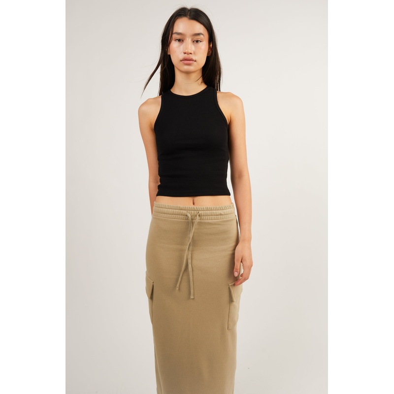 BASIC TANK TOP Black Beauty Extra Small