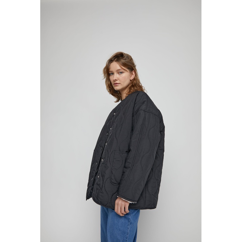 QUILTED JACKET Black One Size