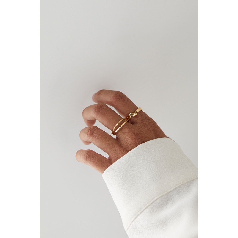 RING WITH TWIST Gold 6