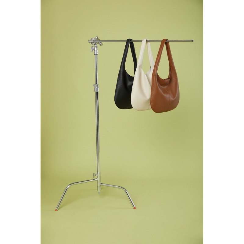 ROUND SHOULDER BAG Oatmeal One Size