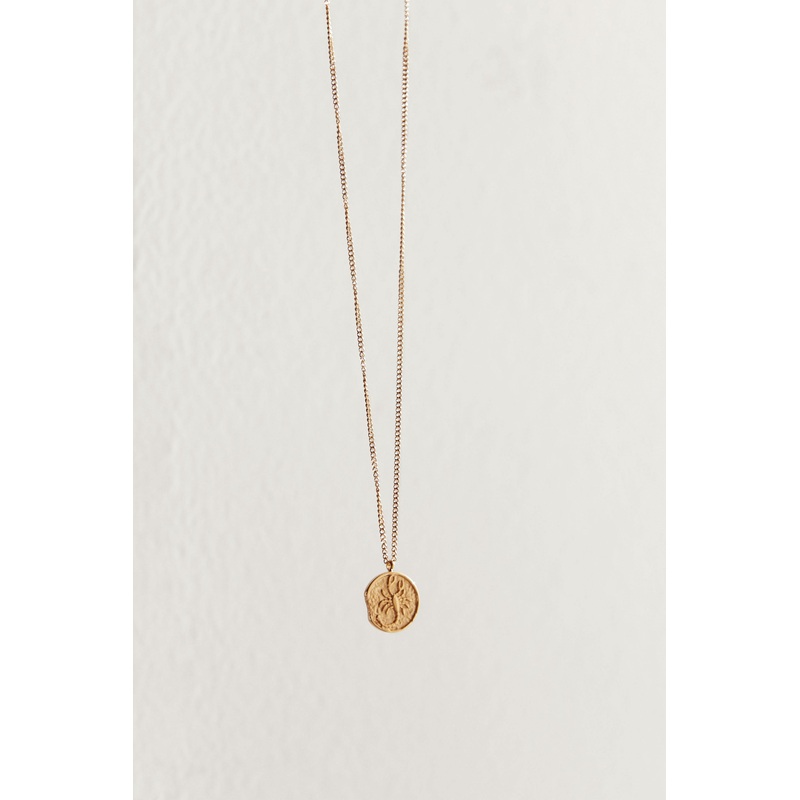 SCORPIO PENDANT NECKLACE Gold One Size