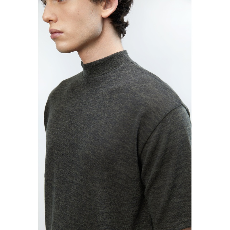MOCKNECK TEE Black Small